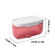thumbnail image 5 of Shower tissue box, toilet tissue box, perforation toilet paper dispenser, hand paper box, toilet paper storage, modern design, foldable, metal frame, for bedroom, 5 of 8