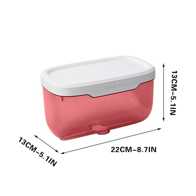 Distributeur de Papier Hygiénique à Conception Perforée pour Rangement de Douche de Salle de Bain – 10 Po x 6 Po x 4 Po Noir, Bleu Ou Rouge