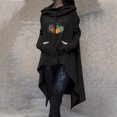 thumbnail image 2 of Blusa de manga larga con estampado de Halloween informal a la moda para mujer, jersey con capucha, Tops, sudadera Fridja  fjkfkj5533, 2 of 5