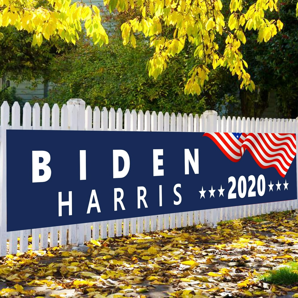 Biden Harris 2020 Yard Sign Banner Garden Flag for Home Decorative