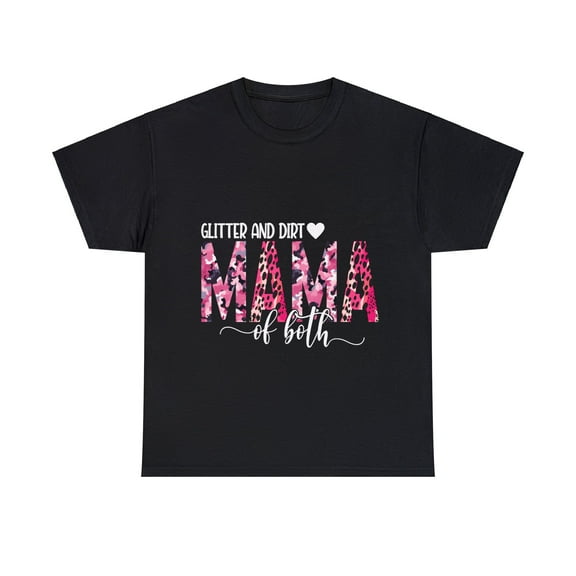 Leopard Mama Glitter and Dirt Shirt, Mother's Day Shirt ID-0201-DM3A