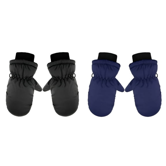 TELOLY Toddler Mittens Ages 2-4 Waterproof Gloves Snow Ski Mitten Warm Winter Kids Gloves for Baby Boy Girl