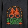 thumbnail image 3 of Mickey & Friends - Adventure Begins - Women's Lightweight French Terry Long Sleeve Shirt, 3 of 5