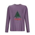 thumbnail image 3 of Chiccall Mens Christmas Printed T-Shirts Crew Neck Long Sleeve Stretch Winter Pullover Undershirt Loungewear, 3 of 5