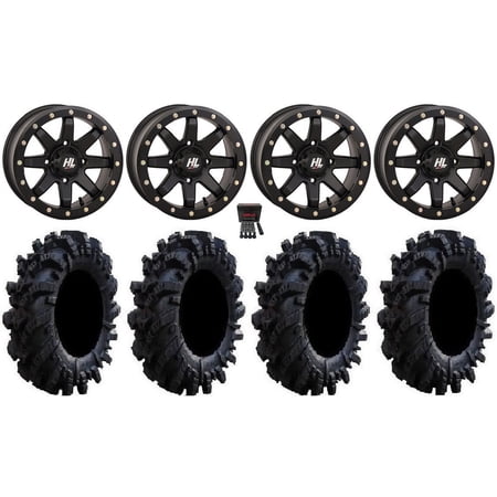High Lifter HL9 Beadlock 14 Wheels Bk 30 Intimidator Tires Polaris RZR XP 1000 / PRO XP / Ranger XP 900/1000