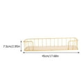 thumbnail image 4 of FUEENIRVA 2-Pack Golden Iron Flowerpot Rack Plant Stand Simple Design Decorative Flower Display Holder, 4 of 6