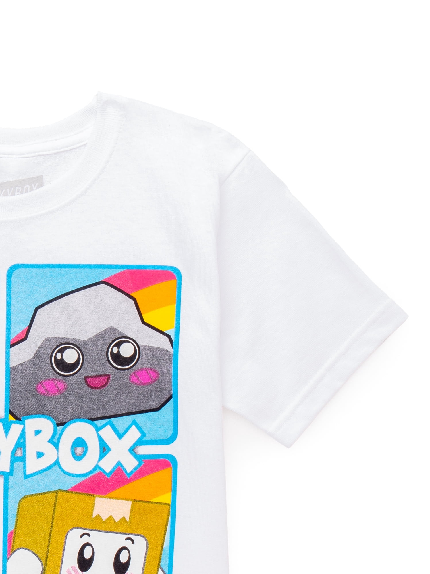 LankyBox Boys' Cotton Graphic Tee with Short Sleeves, Sizes XS-XL