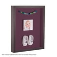 thumbnail image 2 of ArtToFrames 10x10 Inch Shadow Box Picture Frame, with a Melinga Oak Gray 1 Wide Shadowbox frame and Ruby Mat Backing (4657), 2 of 7