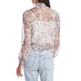 thumbnail image 3 of 1. State Lyrical Paisley High Neck Long Sleeve Blouse, 3 of 4