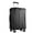 Black, variant on CQSXDA Lightweight Durable ABS Hardshell Luggage in Expandable 24 Inch Size with Double Wheels for Hassle-Free Travel