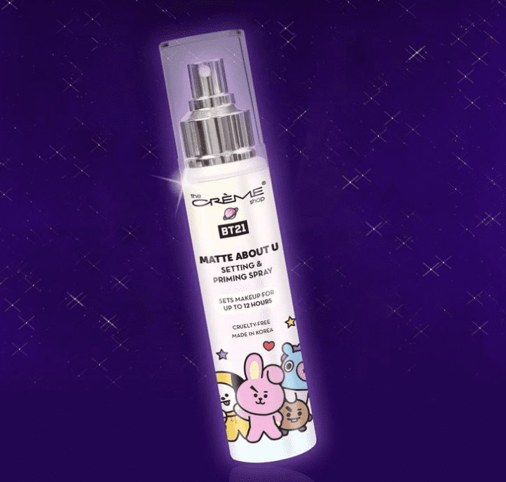 The Crème Shop | BT21:  MATTE ABOUT U Setting and Priming Spray