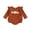 3-Coffee, variant on Bigetiay Baby Girl Halloween Outfit Long Sleeve Bodysuit Cartoon Print Party Outfit Bow Romper, Size 6-12 Months