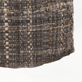 thumbnail image 2 of Koki Handcrafted Fabric Pouf in Khaki | Recycled Denim & Paper Chindi | 250 lbs Capacity | Multicolor Braided Design, 2 of 6