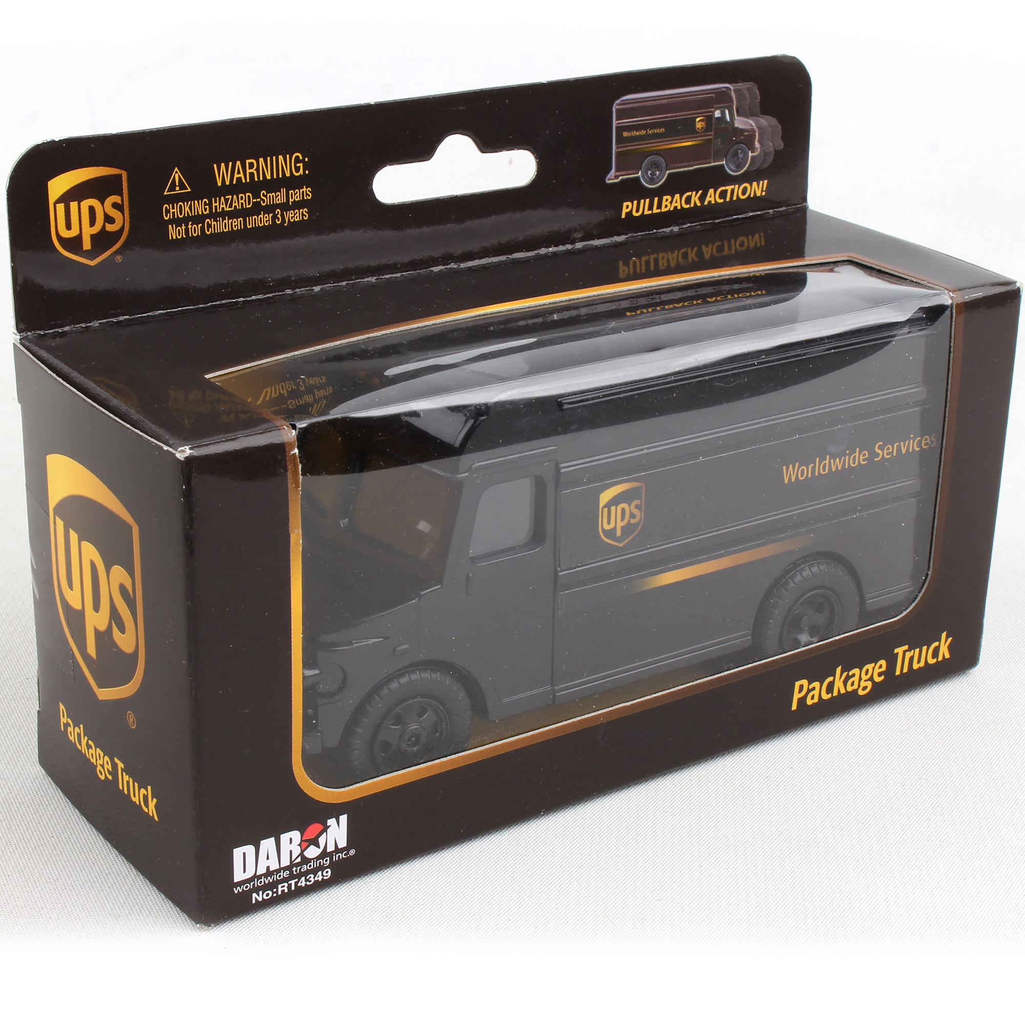 UPS: Pullback Package Truck - Daron Worldwide, Ages 3+ - Walmart.com