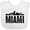 AA-White, variant on Inktastic Miami Skyline Grunge Boys or Girls Baby Bib