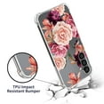thumbnail image 6 of CoverON Phone Design For Samsung Galaxy S23 FE Case, Clear Flexible Soft Rubber Slim TPU Cover, Peony Flower, 6 of 8