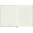 thumbnail image 3 of Moleskine Classic Notebook, Hard Cover, XL (7.5" x 9.75"), Plain, Myrtle Green, 3 of 7