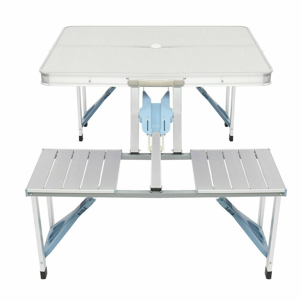 Details about   5' Picnic Table Bbq Party Pool Outdoor Drinks Ice Cooler Bin Stand Yard Folding 