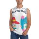 thumbnail image 1 of Balery Gnomes Summer Camisetas sin mangas para hombre, absorbe la humedad y protege contra el mal olor.-Large, 1 of 7
