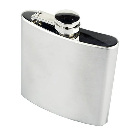 ASR Outdoor Stainless Steel Hip Flask 6 Oz Capacity Screw Cap for Camping