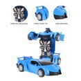 thumbnail image 2 of Coche 2 en 1, juguete fundido a presión, coche Robot de deformación de una tecla, juguete para niños, regalo para niños, 2 of 5