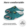 thumbnail image 6 of Fotbe Dachshund Dog Pattern Women's Fuzzy Curly Fur Memory Foam Loafer Slippers Indoor Outdoor Slippers Winter Home Shoes-40/41, 6 of 7