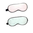 thumbnail image 3 of Sleeping Mask Kids Eye Cover Sleep Mask Solid Color Lightweight Comfortable Light Green Pink 2Pcs, 3 of 5