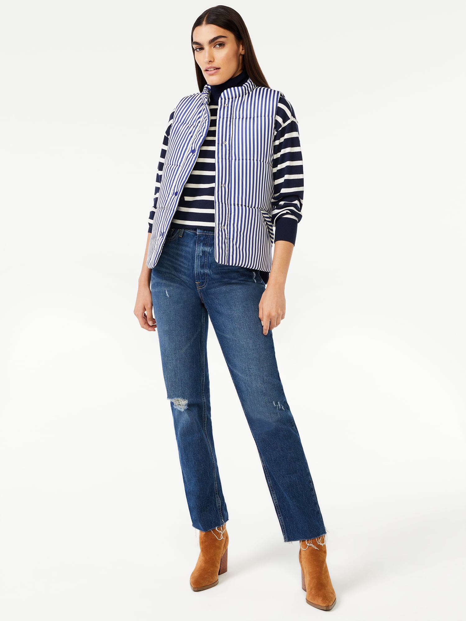 Free Assembly Women's Oversized Puffer Vest