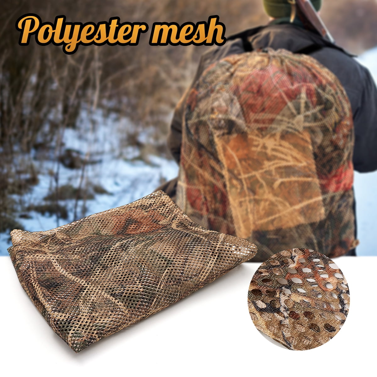 Camouflage Mesh Hunting Decoy Bag With Shoulder Straps Duck/Goose Decoy