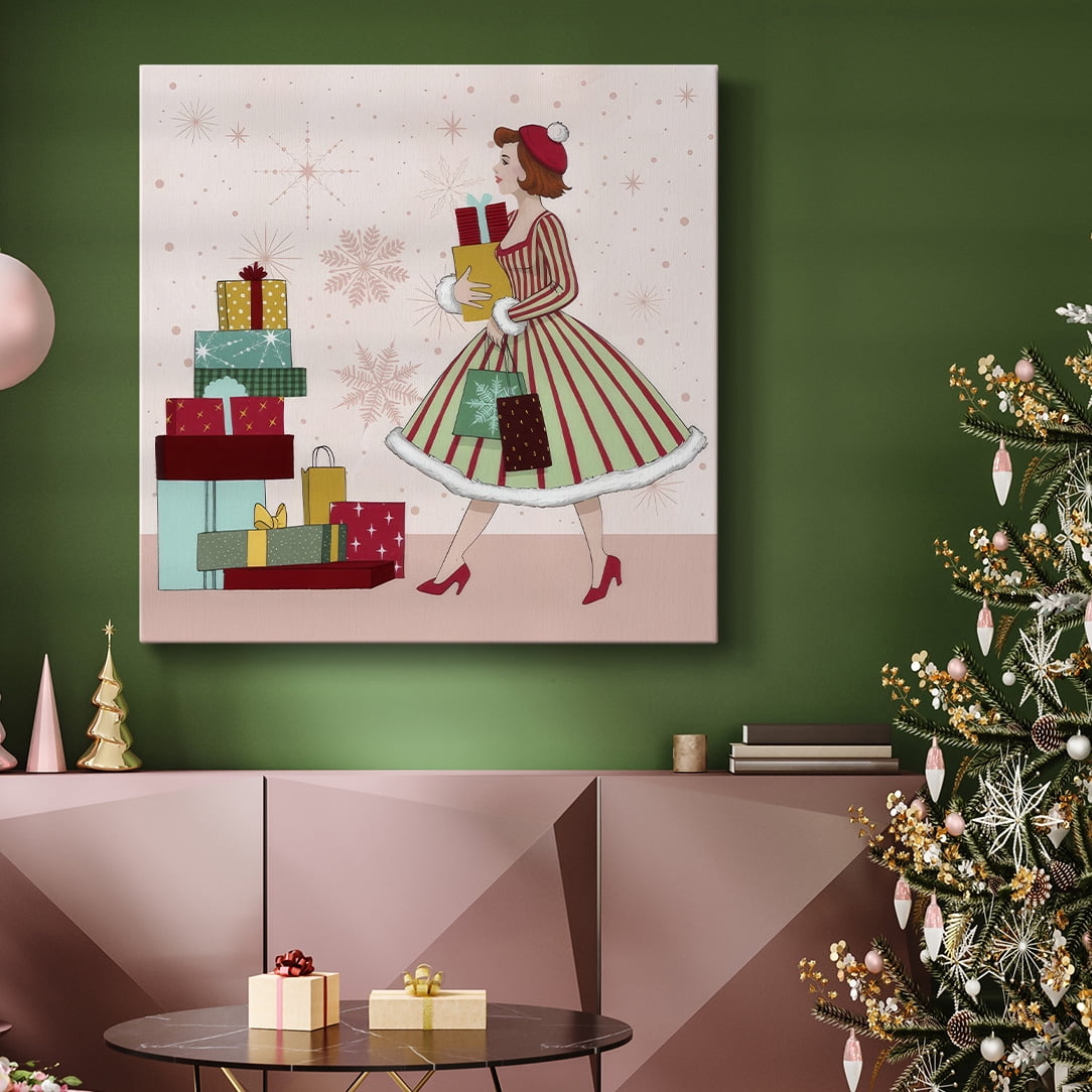 Holly Jolly Holiday II- Gallery Wrapped Canvas