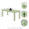 thumbnail image 4 of Furinno Classic Simple Coffee Table for Living Room in White, 4 of 9