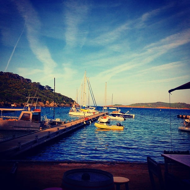 Canvas Print Calm Port Cros Island Beach Port Sea Sand Boats Stretched Canvas 10 X 14 Walmart Com Walmart Com