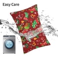 thumbnail image 6 of Fuzoiu X-mas and New Year Print Pillow Case with Hidden Zipper,Pillow Covers,Soft and Comfortable Pillowcase-14"x20", 6 of 6
