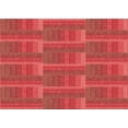 thumbnail image 1 of Ahgly Tapis Rectangulaire Rouge Lavable en Machine, 6 Pieds x 9 Pieds, 1 of 7