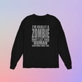 thumbnail image 5 of Halloween Human Zombie Costume Mens Long Sleeve T Shirt, 5 of 5