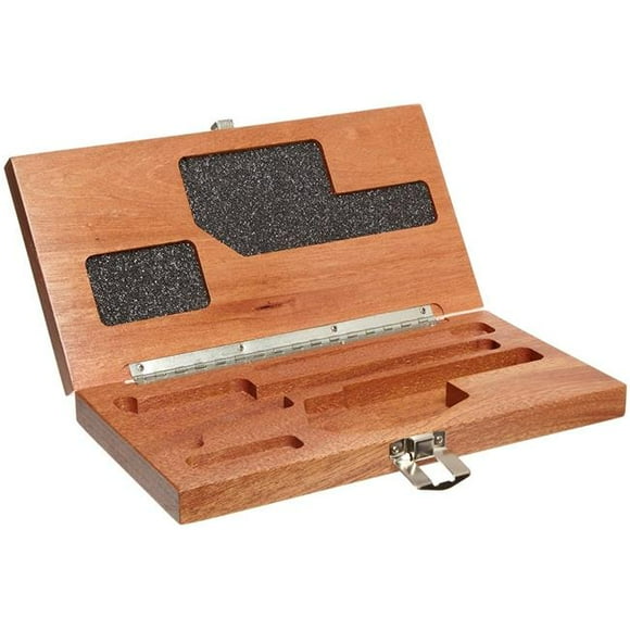 Mitutoyo 64PPP932 Mahogany Case for Digimatic Caliper & Micrometer Set