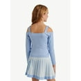 thumbnail image 5 of Justice Girl's Off the Shoulder Top, Sizes XS - XLP, 5 of 6