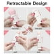 thumbnail image 3 of Juego de 8 brochas de maquillaje portátiles para viajes, brochas en ángulo, brochas para sombras de ojos, esponjas de belleza, brochas para mezclar bases y labios, 3 of 6