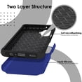 thumbnail image 5 of For OnePlus Nord N30 5G Tough Hybrid With Ring Stand + Tempered Glass - Classic Blue, 5 of 6