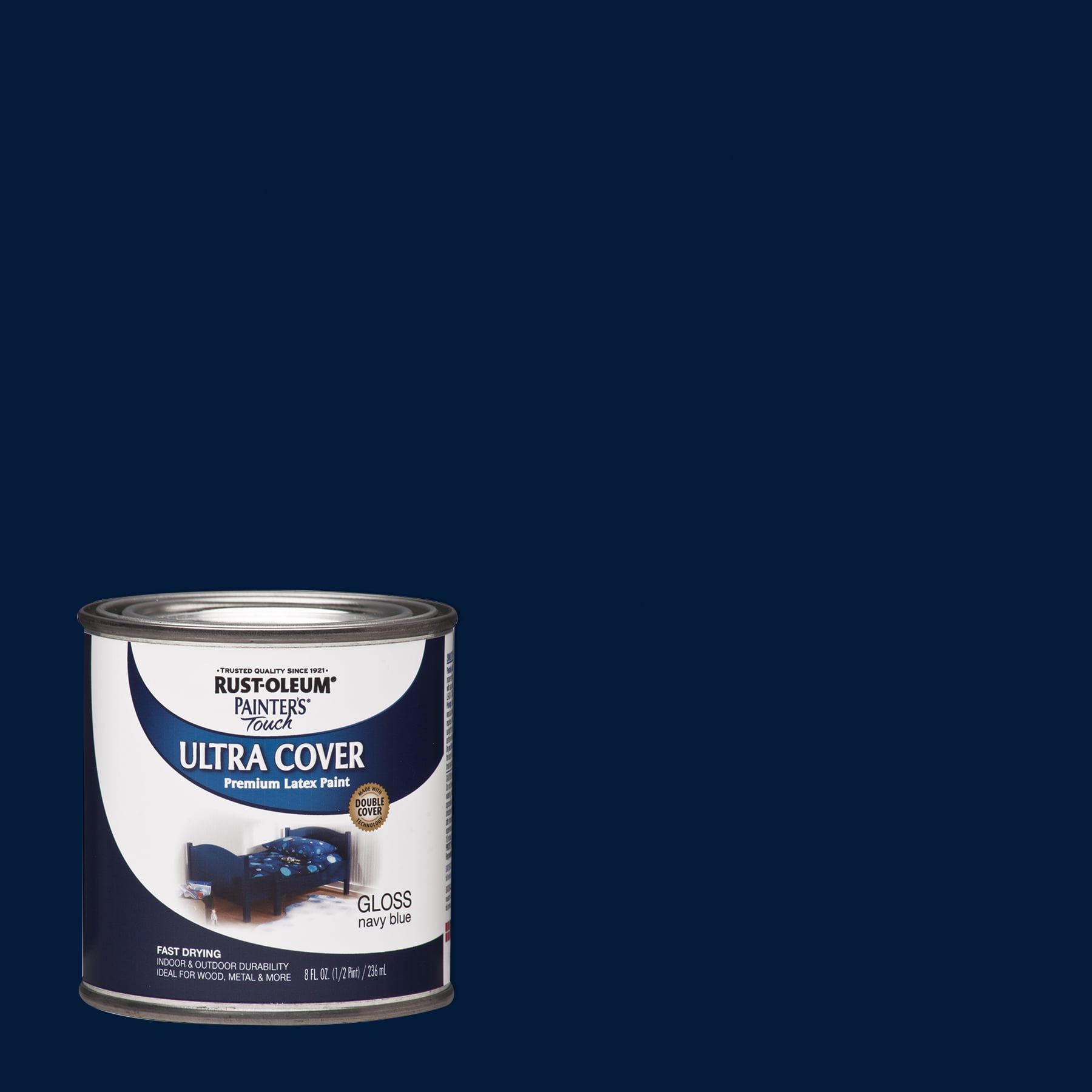 Navy Blue, Rust-Oleum Painter's Touch Ultra Cover Gloss, Half Pint