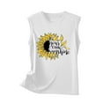 thumbnail image 5 of Birdeem Débardeur Ajusté à Imprimé Floral pour Femmes, Col Rond, Sans Manches, à Blocs, Tunique, T-Shirt, Hauts, 5 of 5