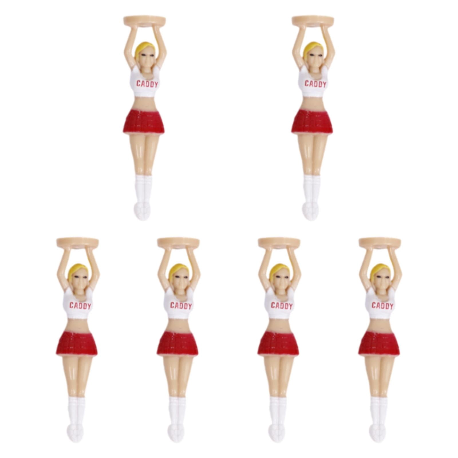 Baoblaze 5x6 Pieces Lady Body Golf Tees Beginners for Driving Range Indoor Outdoor Yard