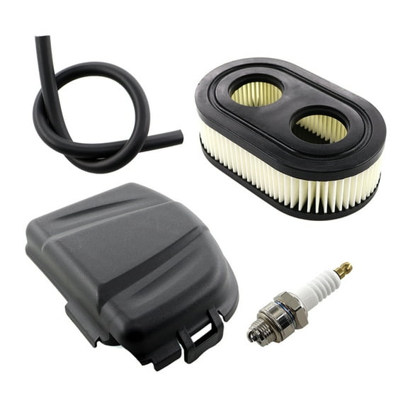 Air Filter Cover Spark Plug Kit for Lawn Mower 595658 595661 593260 09P702 5432 Air filter 798452 MTD