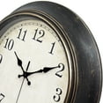thumbnail image 7 of 14 inch Retro Wall Clock Silent,Accurate Time,Big Numbers,Quartz,Analog,Black Gold, 7 of 7