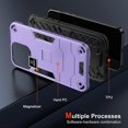 thumbnail image 2 of For Motorola Edge (2024) 5G Case PC+TPU Drop-Proof Protective Phone Cover - Black, 2 of 5