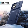 thumbnail image 2 of Rugged Case for Motorola Moto G Stylus 2025 with Slide Camera Cover & Drop Protection Blue, 2 of 5