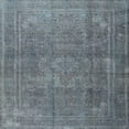 thumbnail image 1 of Ahgly Company Machine Washable Indoor Square Traditional Light Slate Gray Area Rugs, 5' Square, 1 of 7