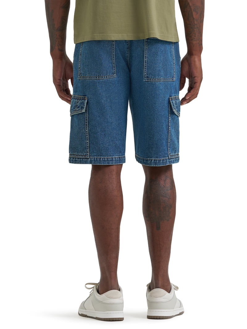 Wrangler® Men's Utility Streetwear Six Pocket Denim Cargo Short