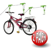 2011 Bike Lane Bicycle Storage Lift Bike Hoist 100LB Capacity Heavy Duty 2 Pack