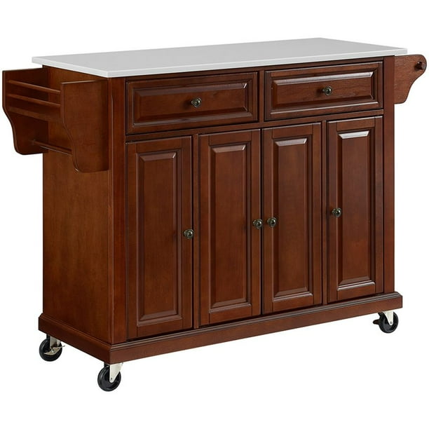 Crosley Full Size Granite Top Kitchen Cart